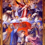 COSSALI, Grazio, Pope Pius V Credits Our Lady of the Rosary with the Victory at the Battle of Lepanto